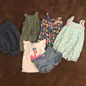 18M girl Romper Bundle